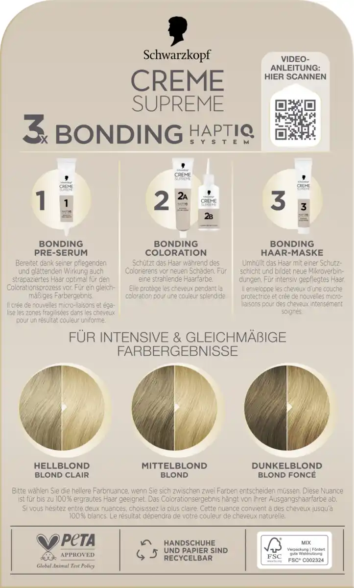 Bild 3 von CREME SUPREME Pflegende Coloration 9-0 Natürliches Hellblond