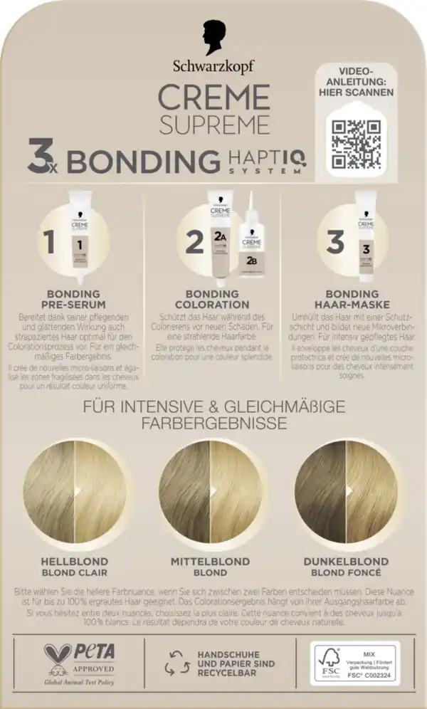 Bild 3 von CREME SUPREME Pflegende Coloration 9-0 Natürliches Hellblond