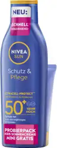 NIVEA SUN Schutz & Pflege Lotion LSF 50 + Schutz & Pflege Kids To Go, 250 ml