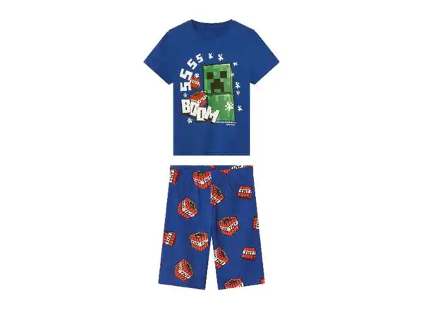 Bild 3 von Minecraft Kleinkinder Kinder Jungen Pyjama kurz