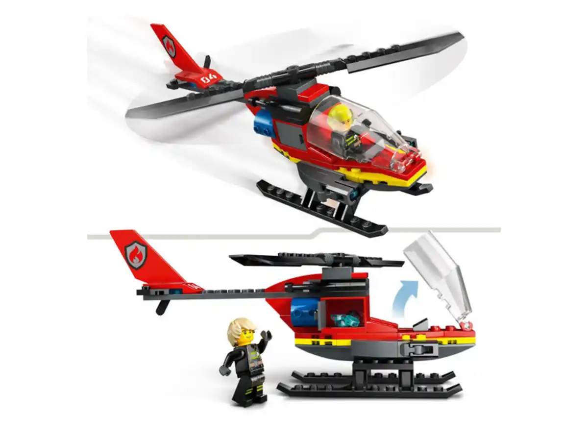 Bild 4 von LEGO® City 60411 »Feuerwehrhubschrauber«