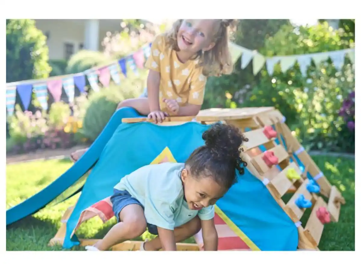 Bild 2 von Playtive Spieltipi mit Rutsche, aus Echtholz