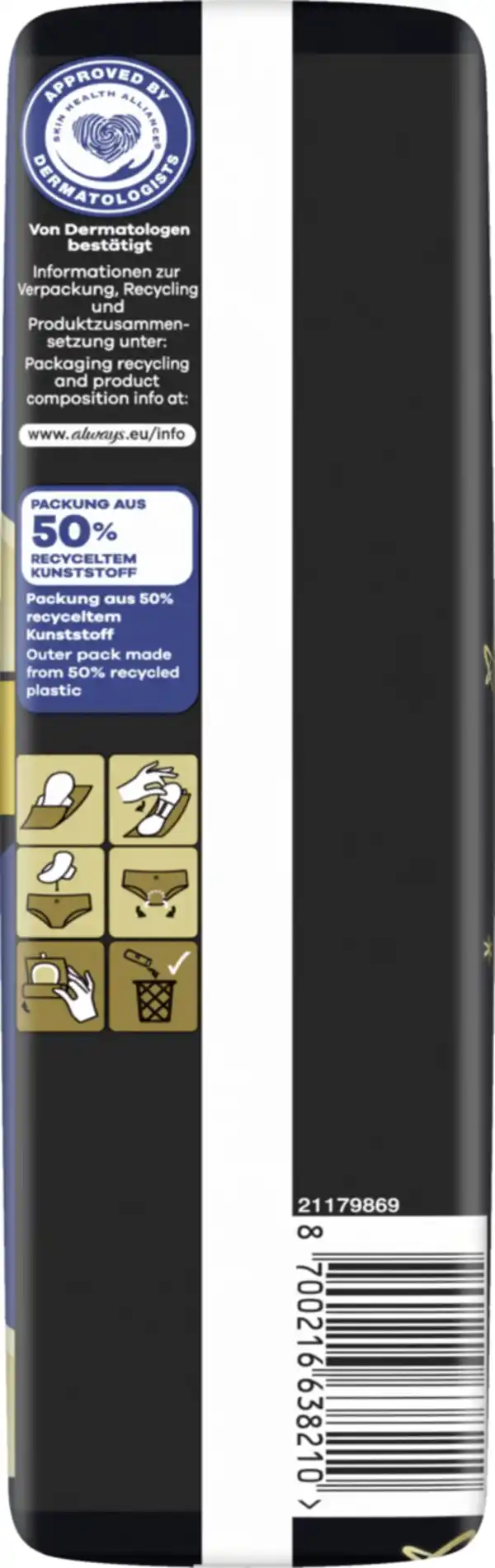 Bild 3 von Always Ultra Secure Night Extra Binden mit Flügeln BigPack