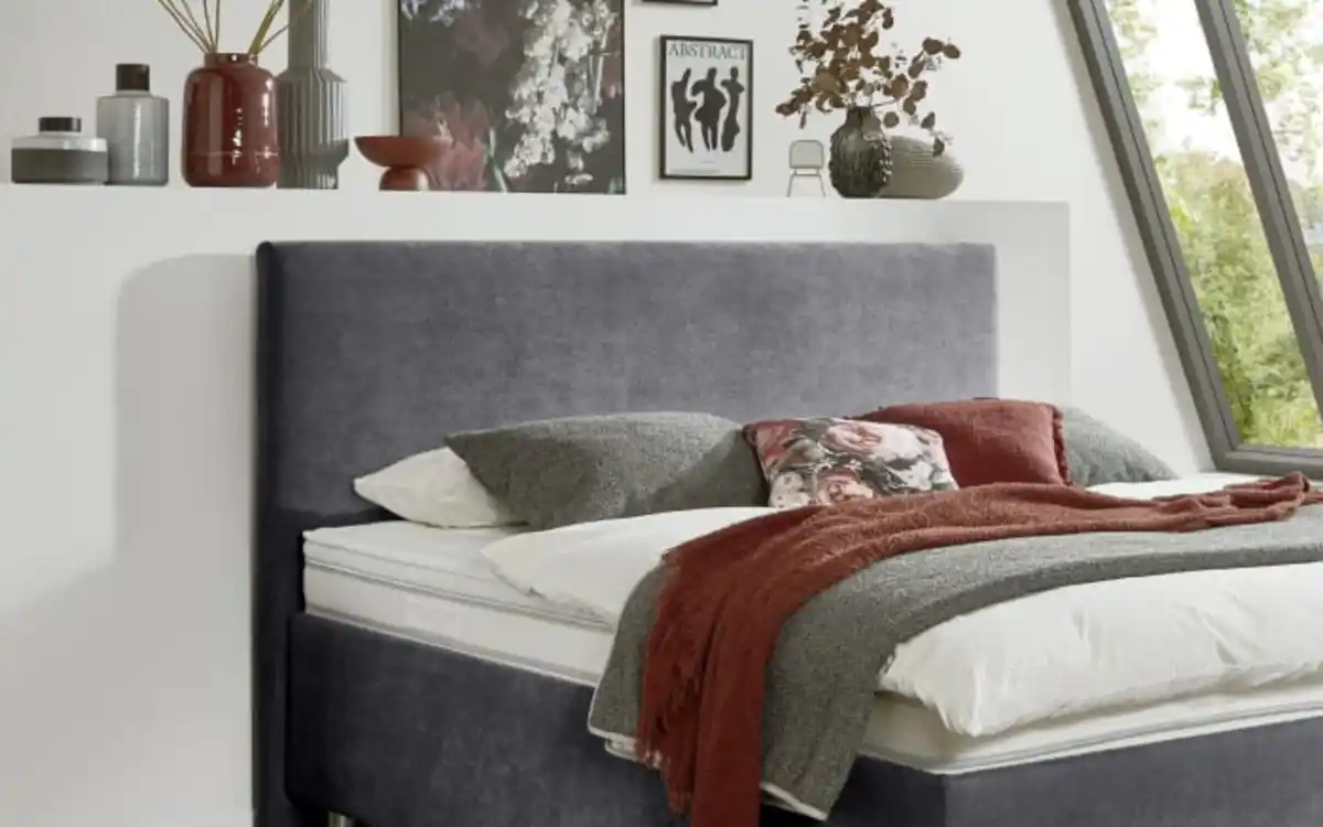 Bild 2 von Polsterbett OC-PB23138, anthrazit, 180 x 200 cm