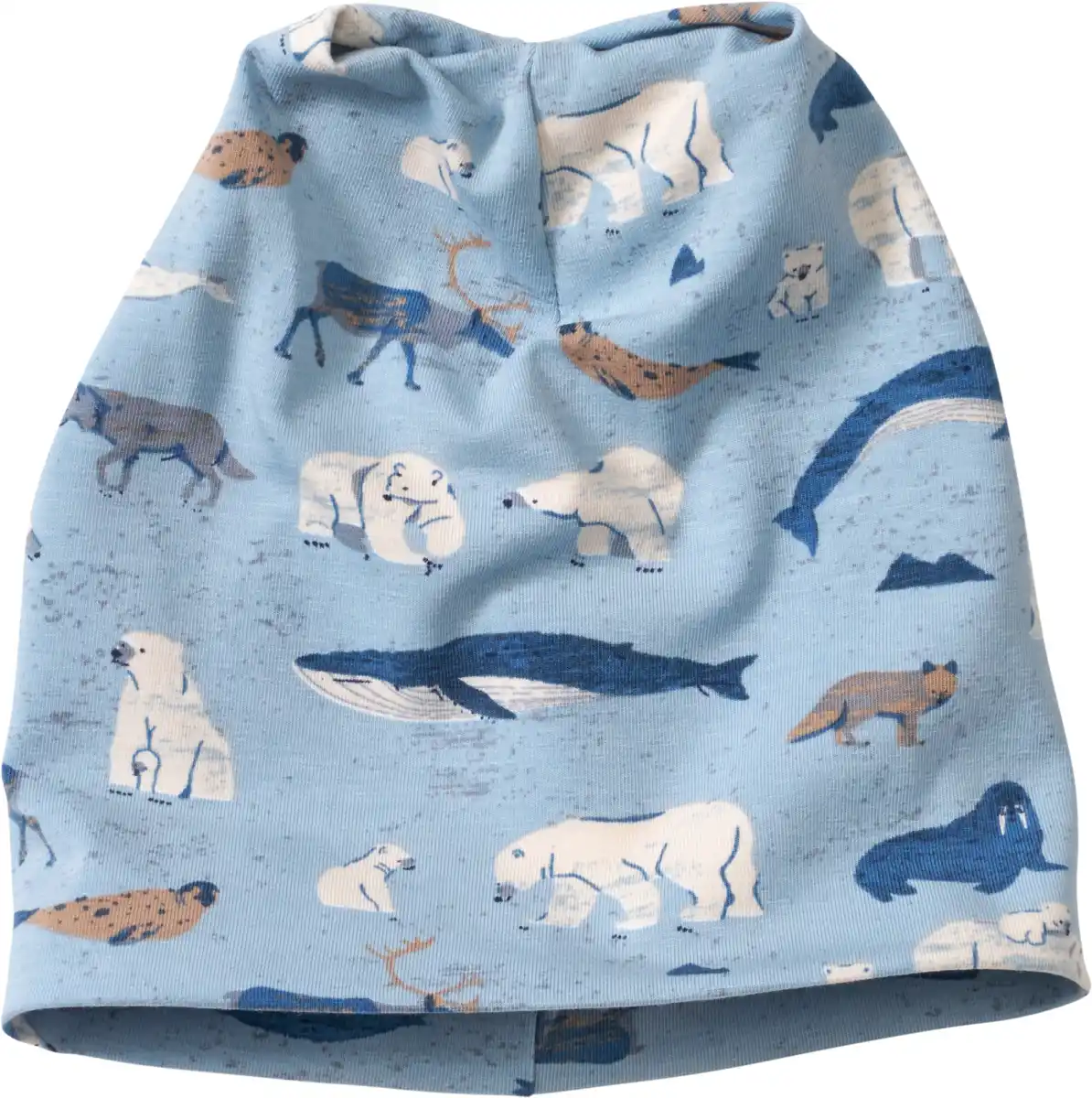 Bild 1 von ALANA Mütze Pro Climate mit Tier-Muster, blau, Gr. 54/55