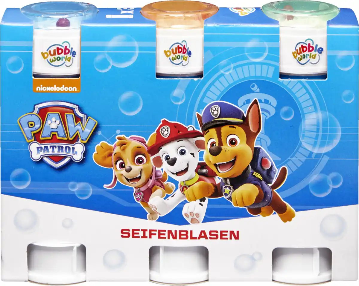 Bild 1 von nickelodeon Seifenblasen - Paw Patrol 3er-Set, 180 ml
