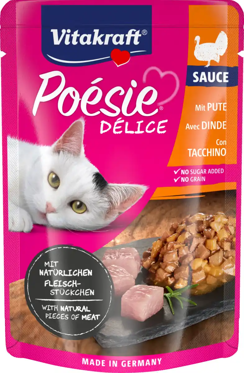Bild 1 von Vitakraft Poésie Délice mit Pute in Sauce, 85 g