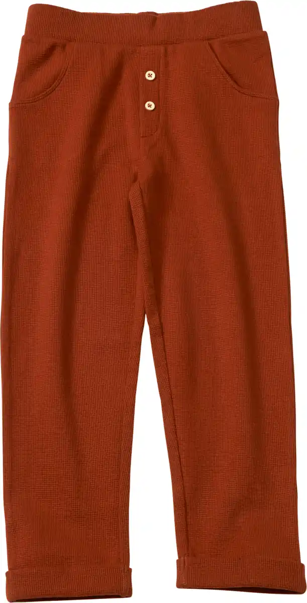 Bild 1 von ALANA Jogginghose mit Waffel-Struktur, braun, Gr. 116