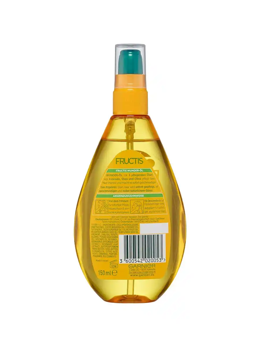 Bild 2 von Garnier Fructis Haaröl Oil Repair Wunder-Öl Trockenes & Strapaziertes Haar, 150 ml
