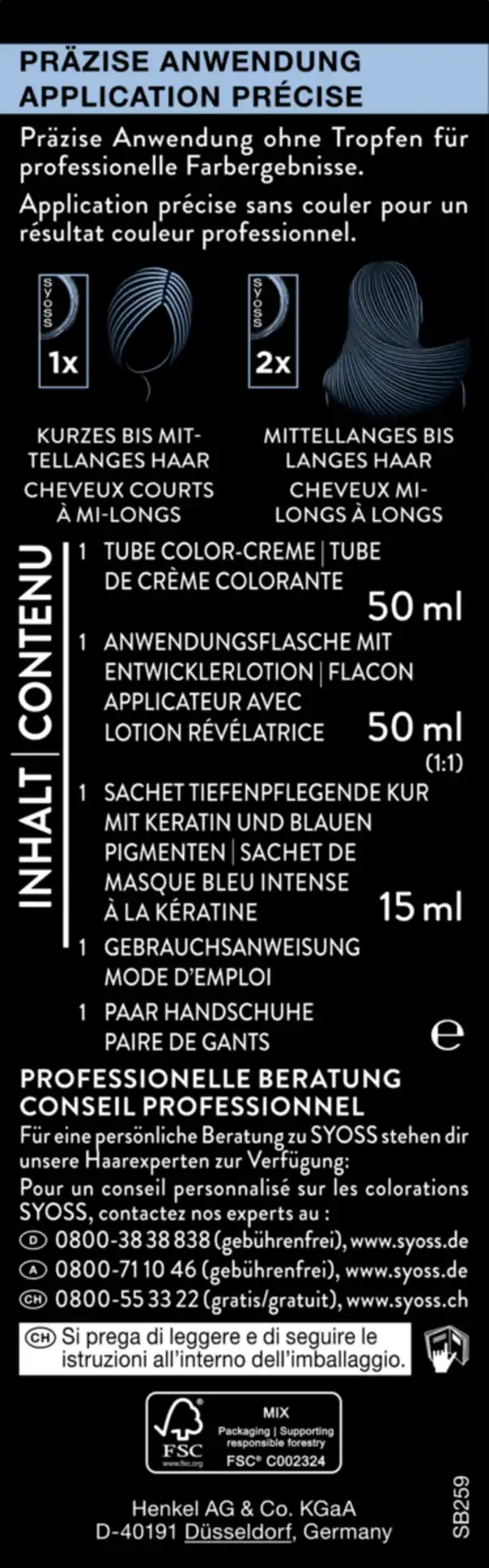 Bild 3 von Syoss Coloration 12_59 Kühles Platinblond