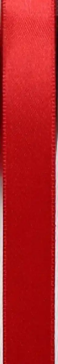 Bild 1 von DEKOWELT Geschenkband Doppelsatin rot, 7 m