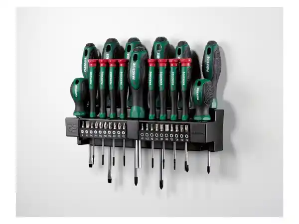 Bild 3 von PARKSIDE® Bit- und Schraubendrehersatz mit Wandhalterung, 37-teilig