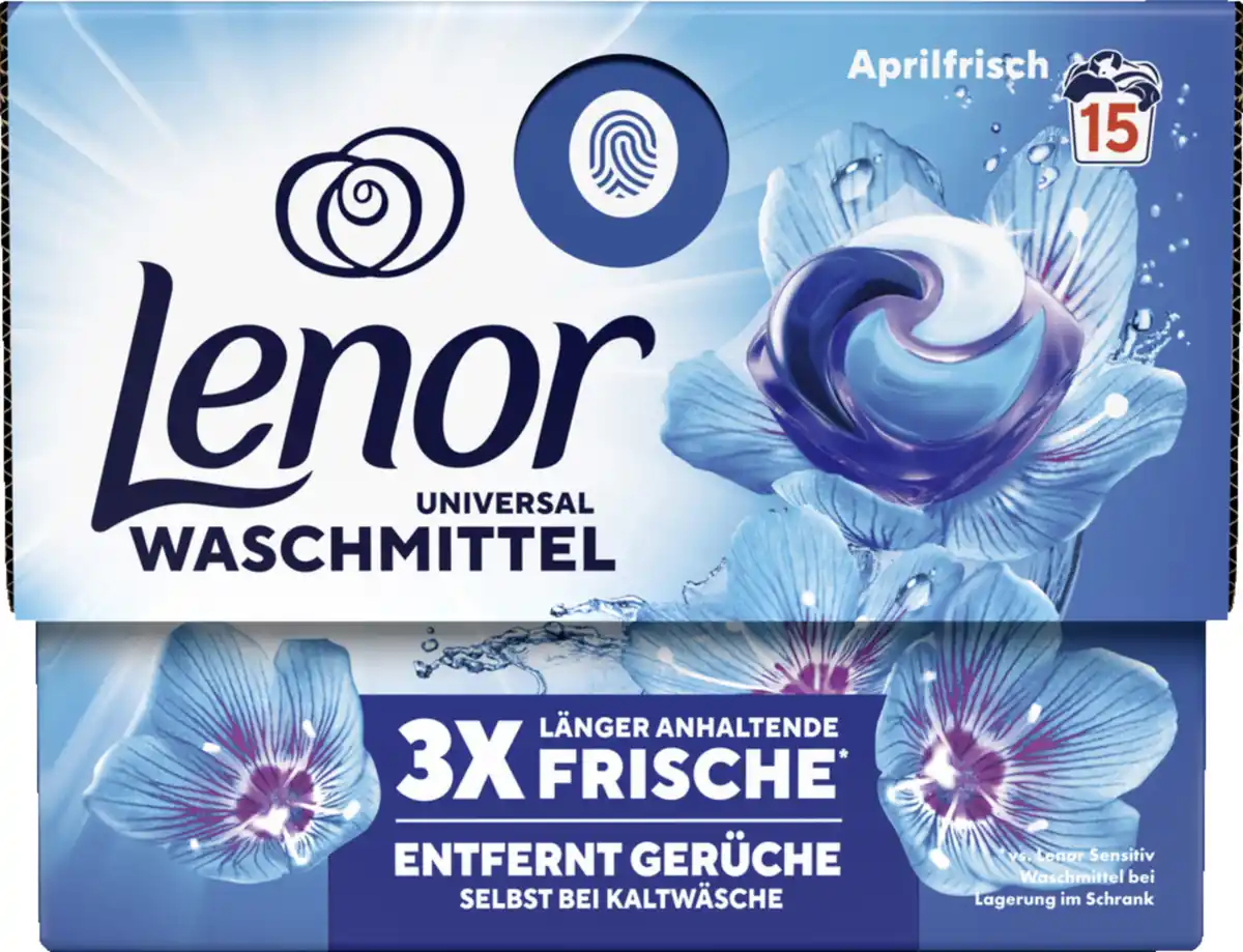 Bild 1 von Lenor Universalwaschmittel Pods Aprilfrisch 15 WL