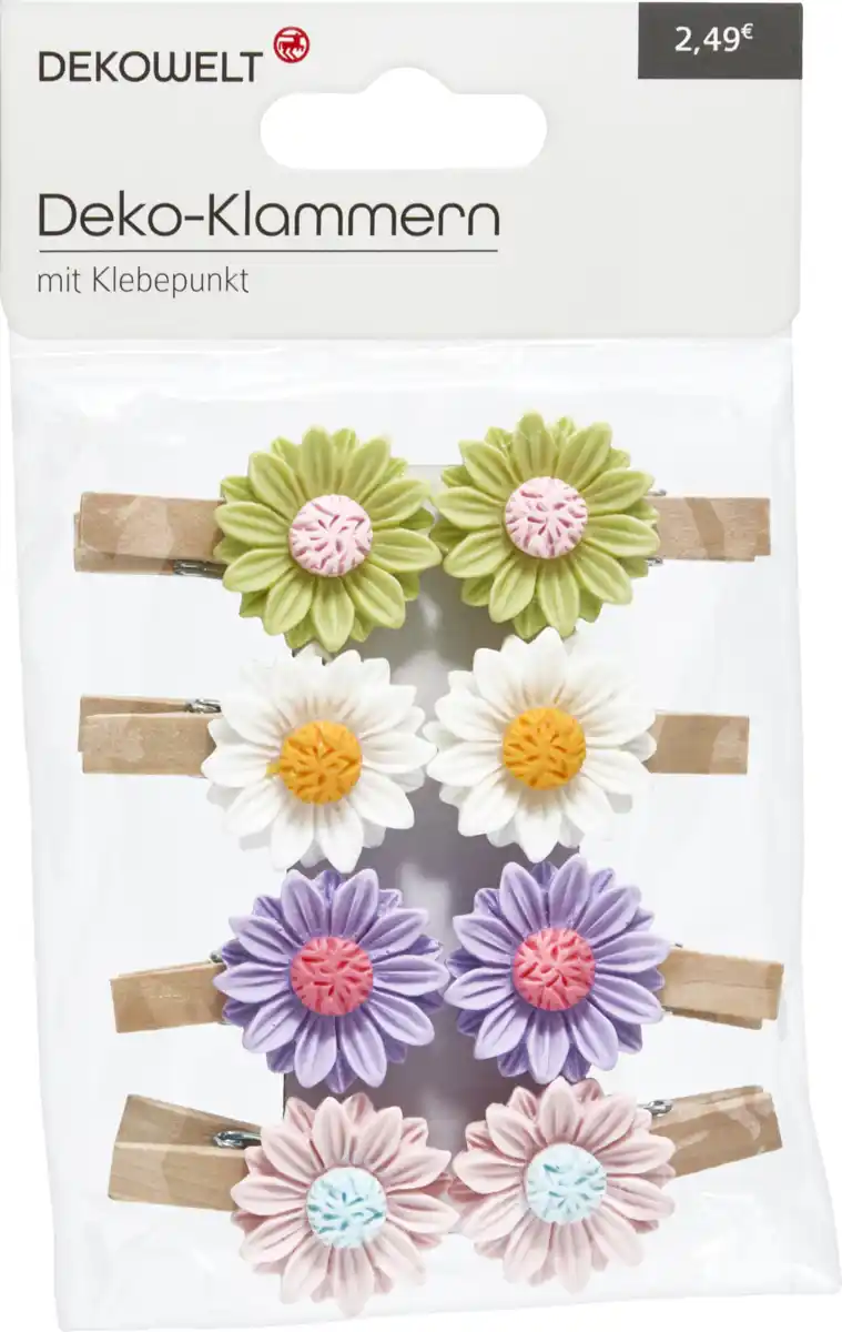 Bild 3 von DEKOWELT Blumen Streu/ Klammern