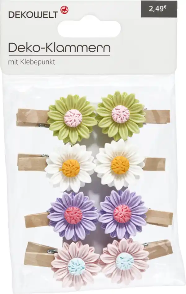 Bild 3 von DEKOWELT Blumen Streu/ Klammern