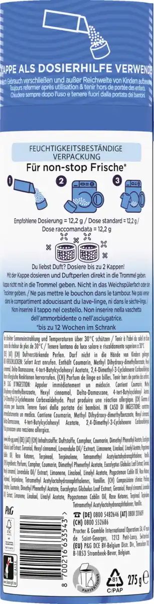 Bild 2 von Lenor Wäscheparfüm Aprilfrisch, 275 g