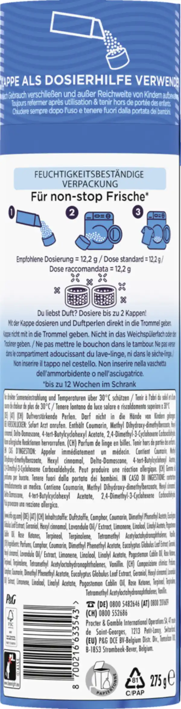 Bild 2 von Lenor Wäscheparfüm Aprilfrisch, 275 g