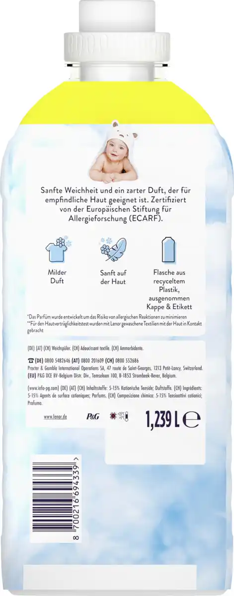 Bild 2 von Lenor Weichspüler Konzentrat Sensitiv 59 WL