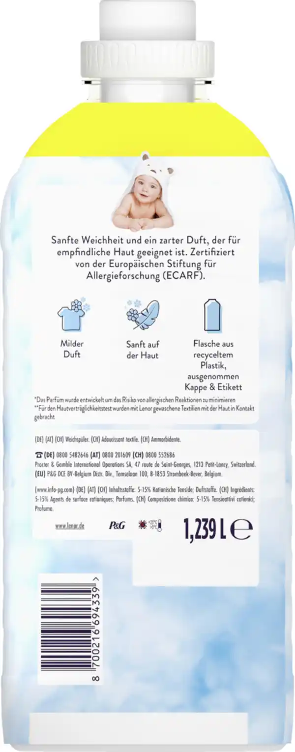 Bild 2 von Lenor Weichspüler Konzentrat Sensitiv 59 WL