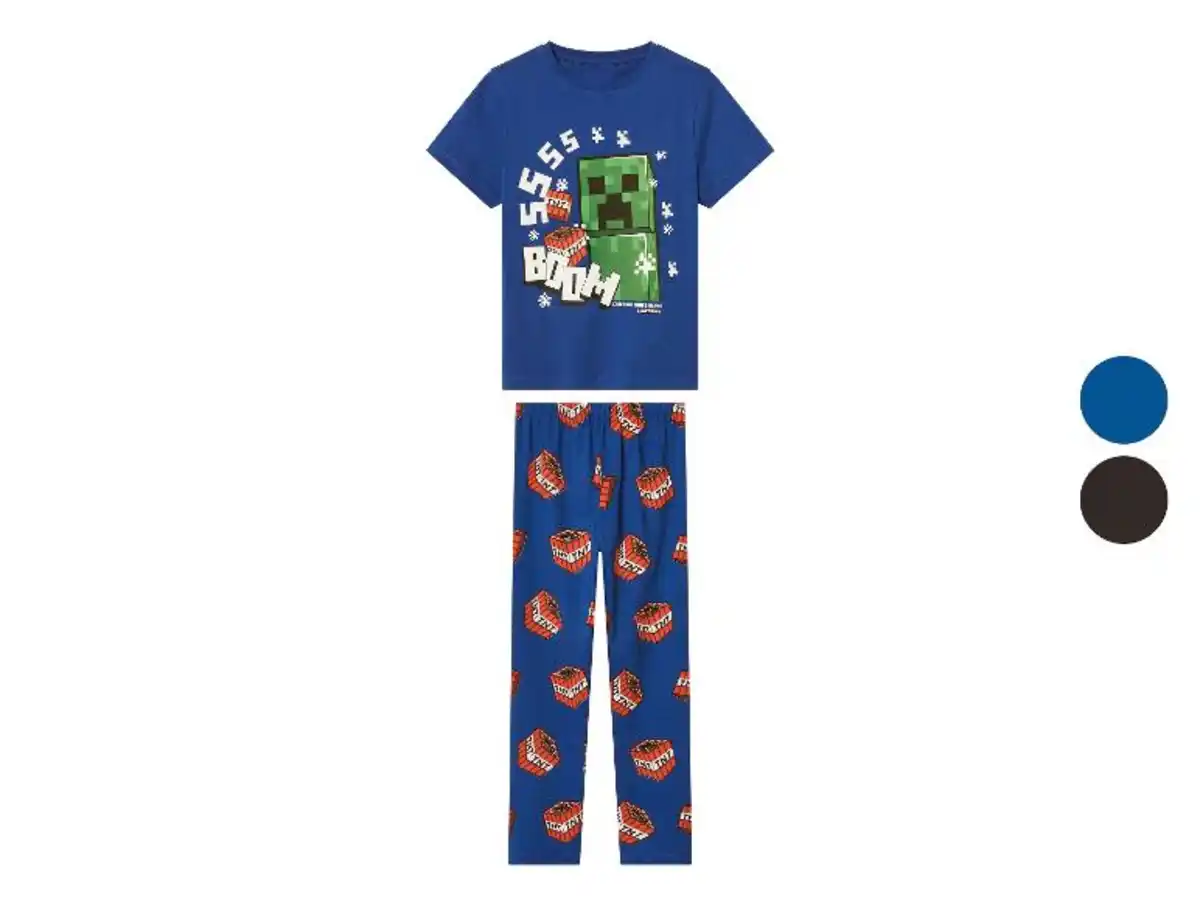 Bild 1 von Kinder-Pyjama »Minecraft«, aus reiner Baumwolle