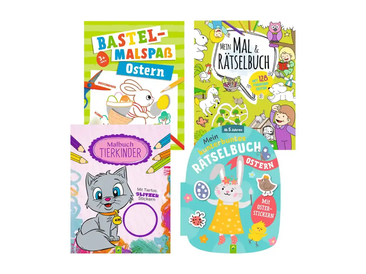 Bild 1 von Rätsel-/Malbuch