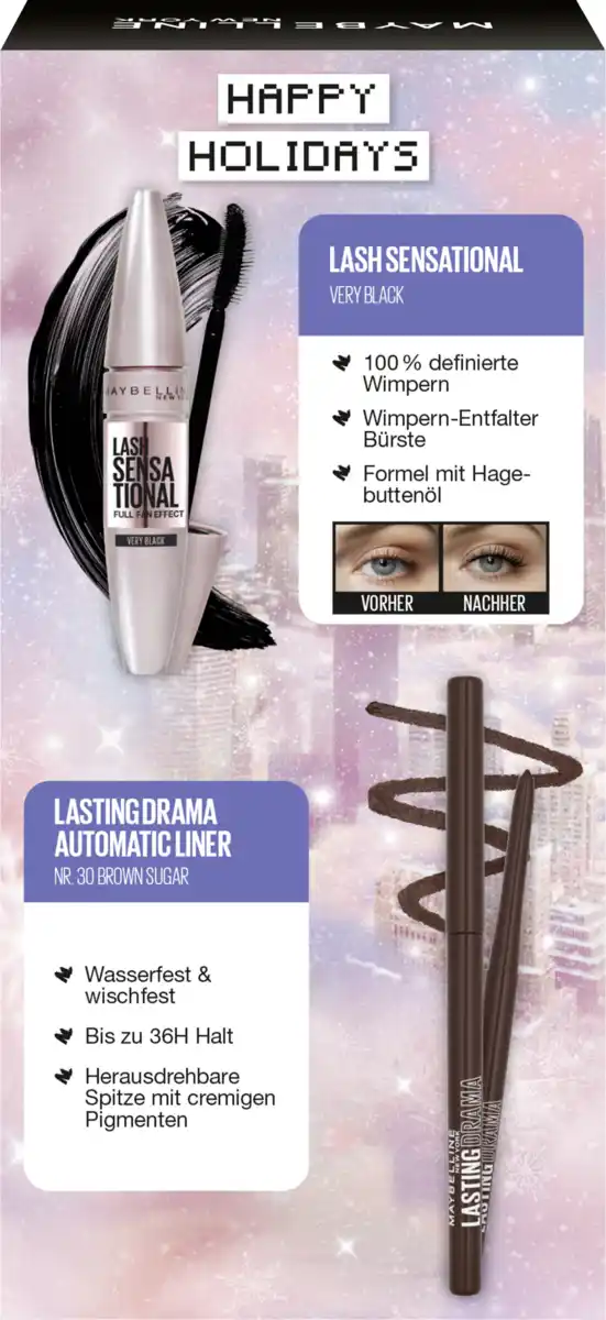 Bild 3 von Maybelline New York Lash Sensational Sky High & Lasting Drama Automatic Liner Brown Sugar Geschenkset