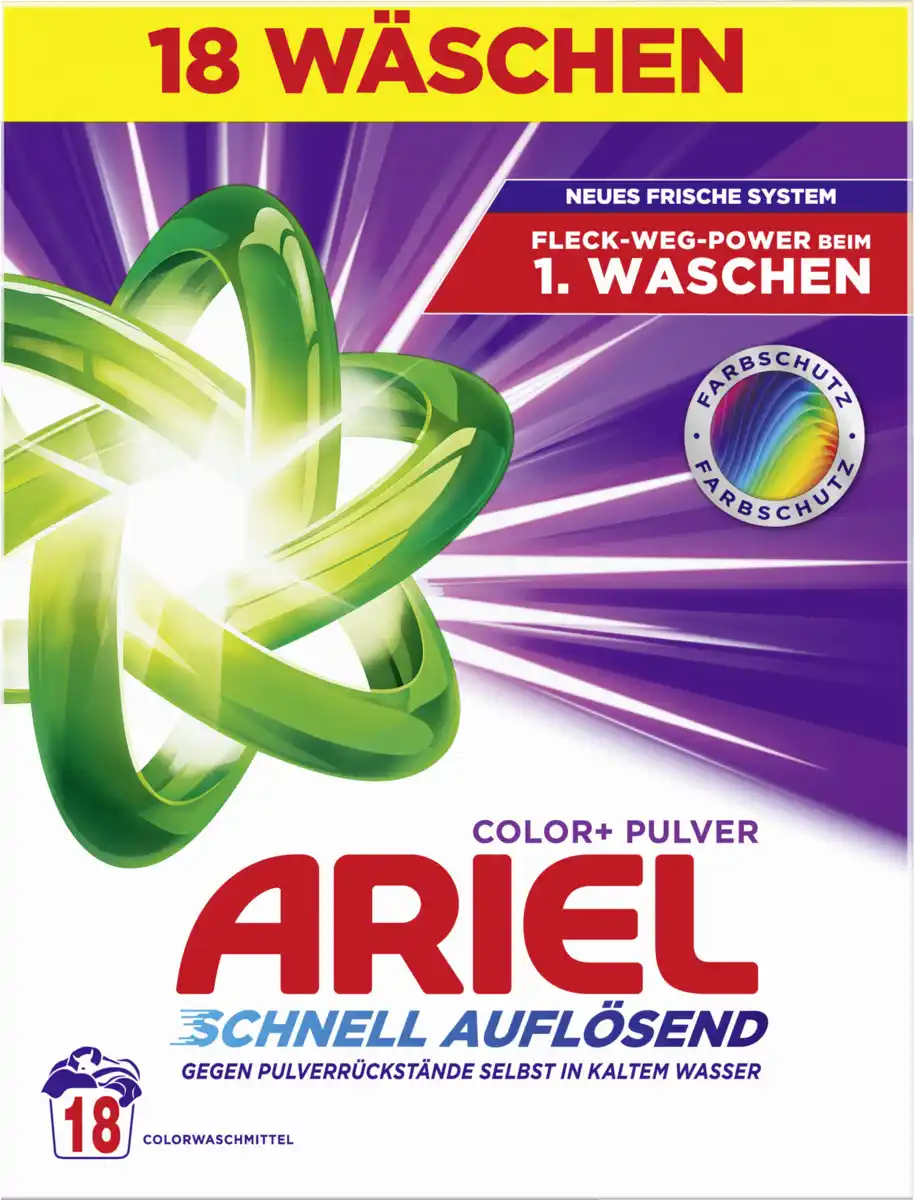 Bild 1 von Ariel Colorwaschmittel Pulver 18 WL