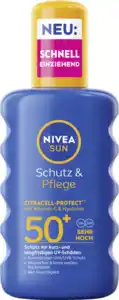 NIVEA SUN Sonnenspray Schutz & Pflege LSF 50+, 200 ml