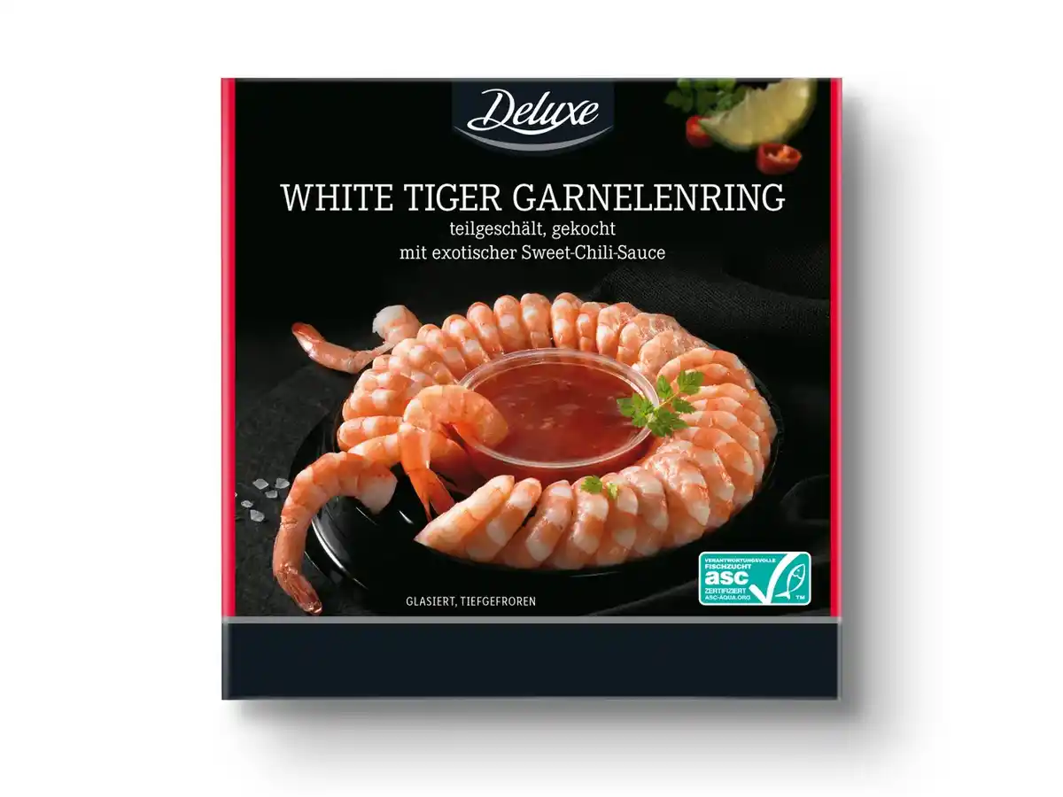 Bild 1 von Deluxe ASC White Tiger Garnelenring,  300 g