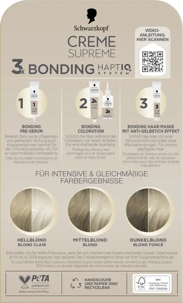 Bild 4 von CREME SUPREME Pflegende Coloration 11-11 Ultra-Helles Titanblond