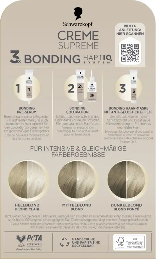 Bild 4 von CREME SUPREME Pflegende Coloration 11-11 Ultra-Helles Titanblond