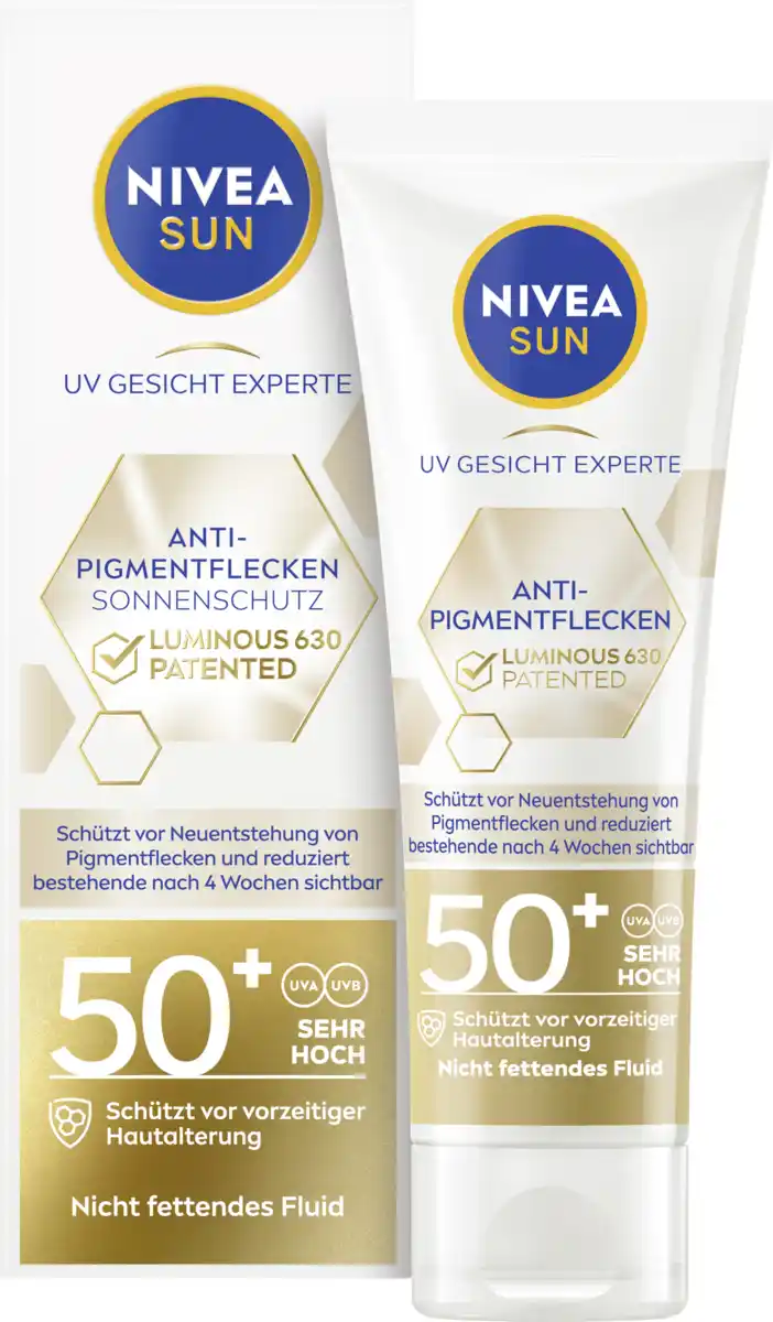 Bild 1 von NIVEA SUN UV Gesicht Experte Anti-Pigmentflecken Sonnenschutz LSF 50+, 40 ml