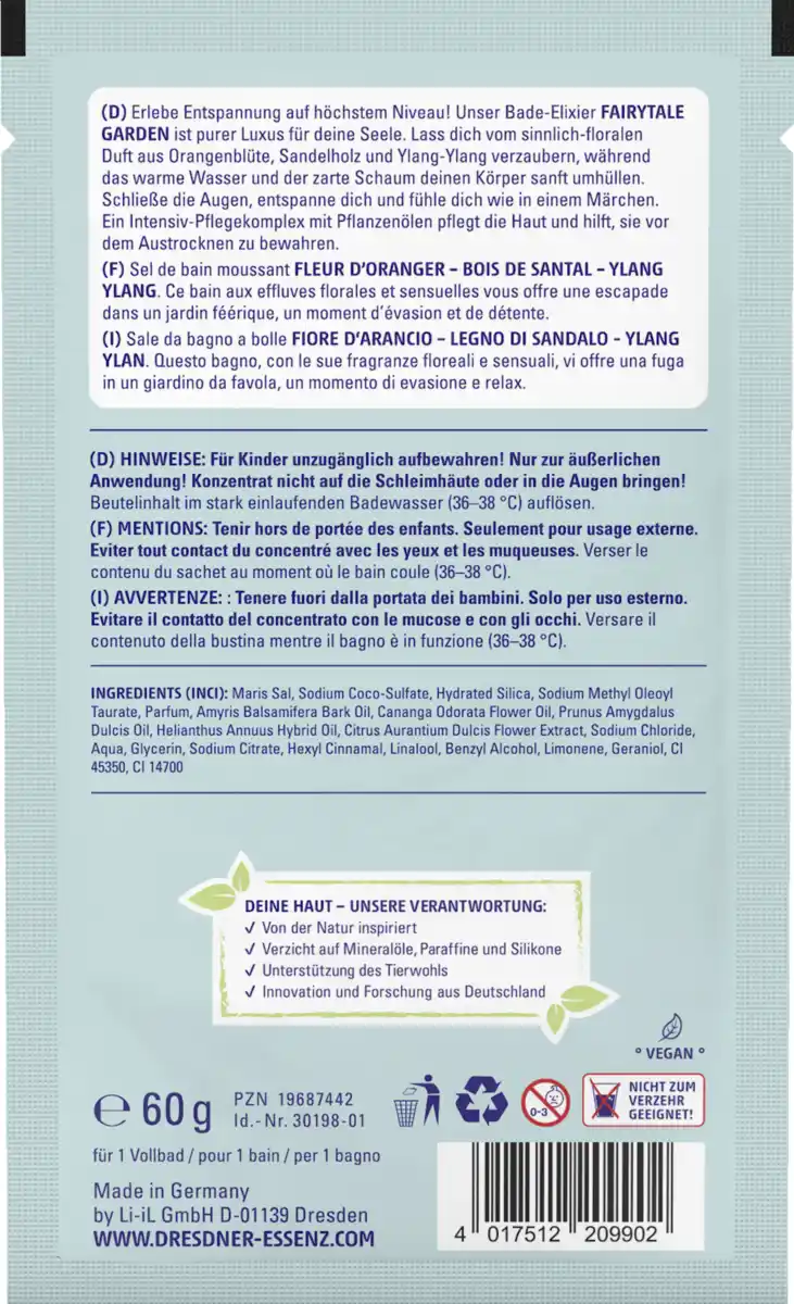 Bild 2 von Dresdner Essenz Bade-Elixier Fairytale Garden, 60 g
