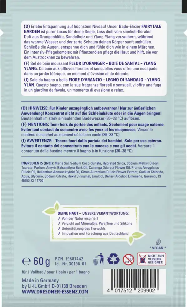 Bild 2 von Dresdner Essenz Bade-Elixier Fairytale Garden, 60 g