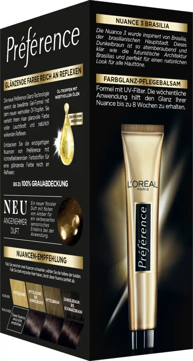 Bild 2 von L’Oréal Paris Préférence 3 Dunkles Naturbraun