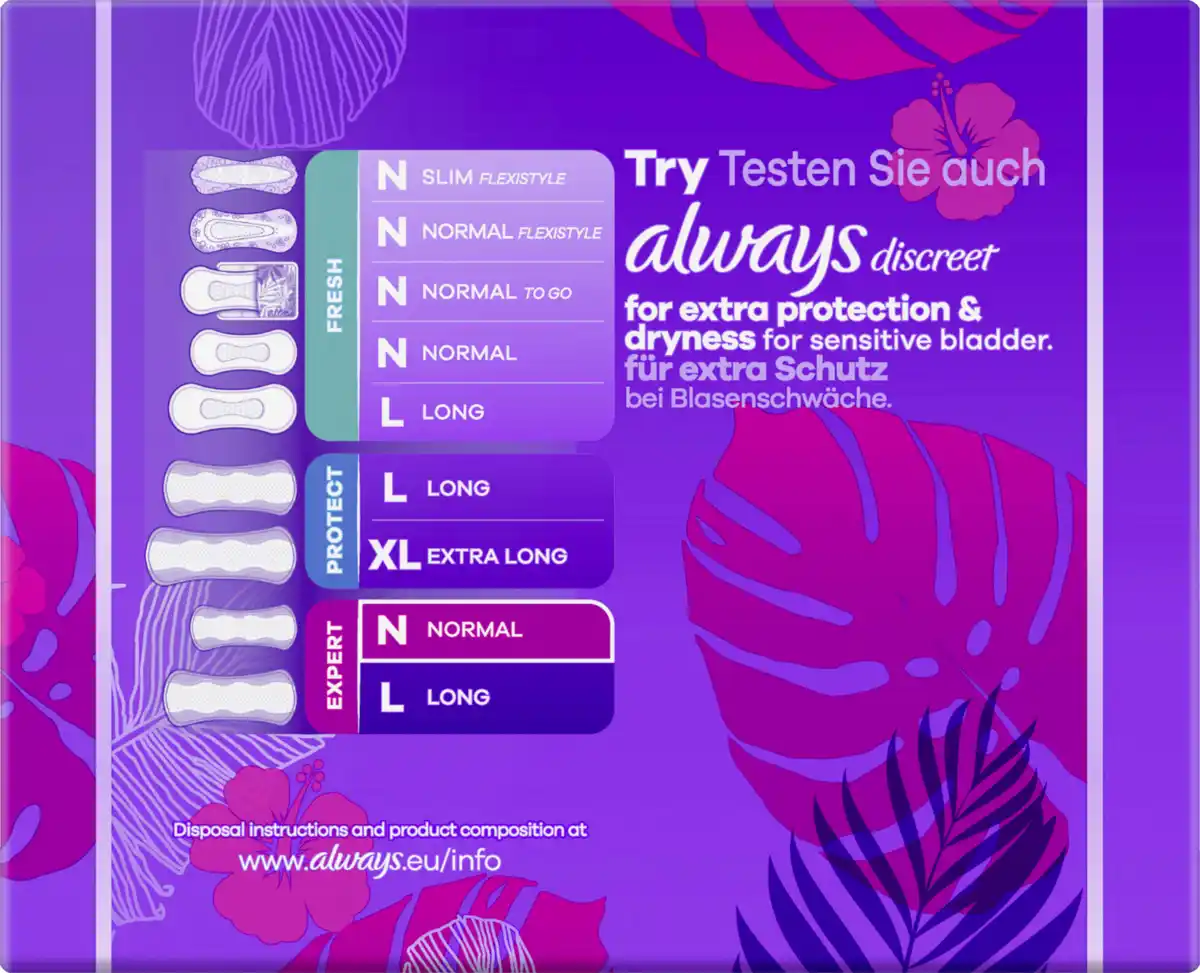 Bild 3 von Always Daily Expert Protect Slipeinlagen Normal mit Duft Big Pack