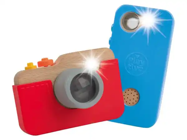 Bild 3 von Playtive Holz Smartphone und Kamera, mit Licht- und Soundeffekt