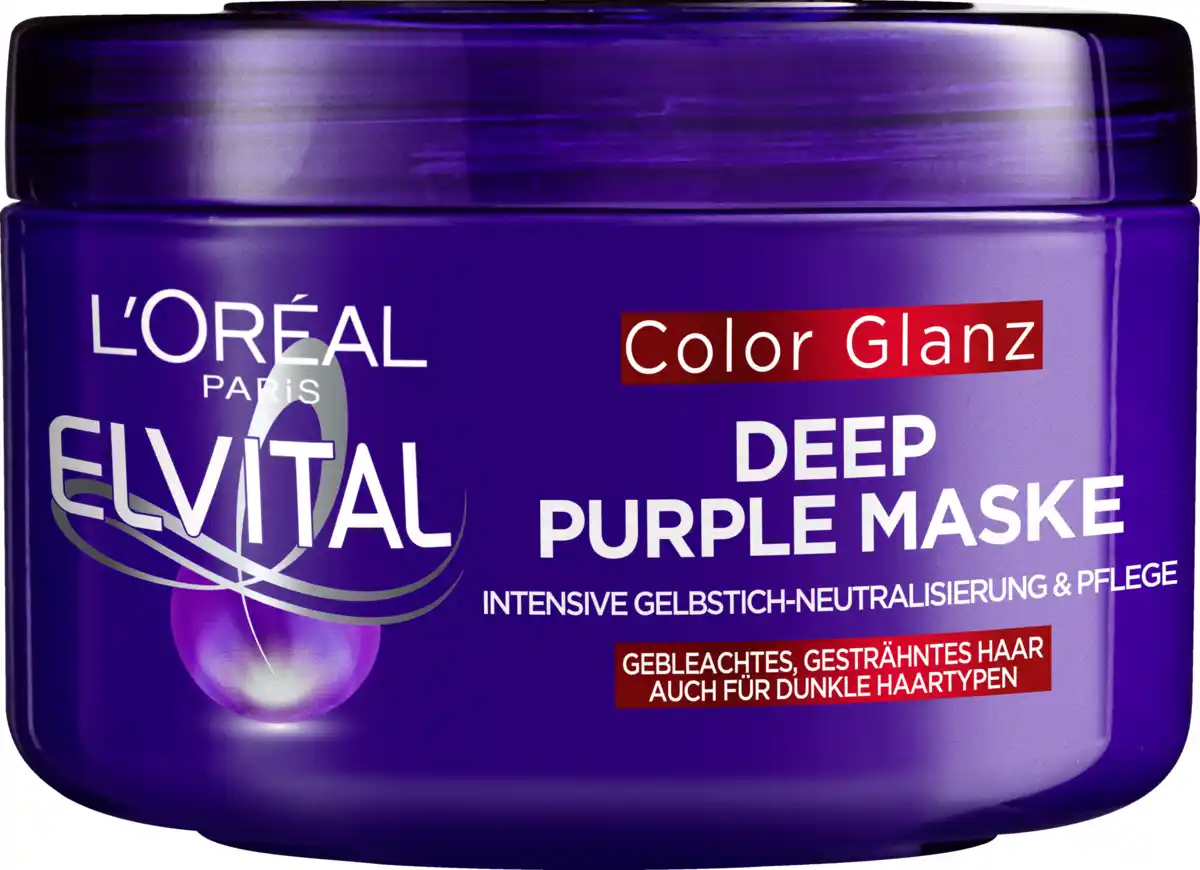 Bild 1 von L’Oréal Paris Elvital Color Glanz Deep Purple Mask 250ml, 250 ml