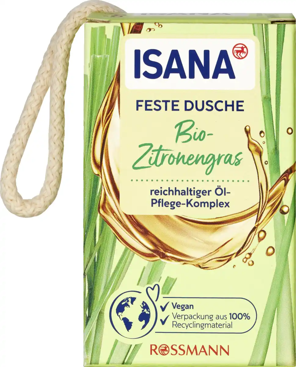Bild 1 von ISANA Feste Dusche Bio-Zitronengras, 100 g