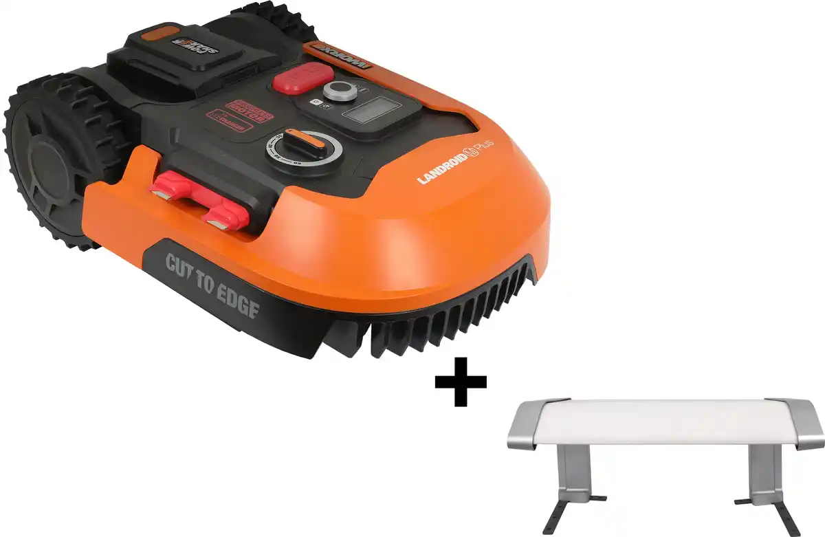 Bild 1 von Worx Mähroboter Landroid M700 Plus + Garage 18 cm Schnittbreite, für 700 m²