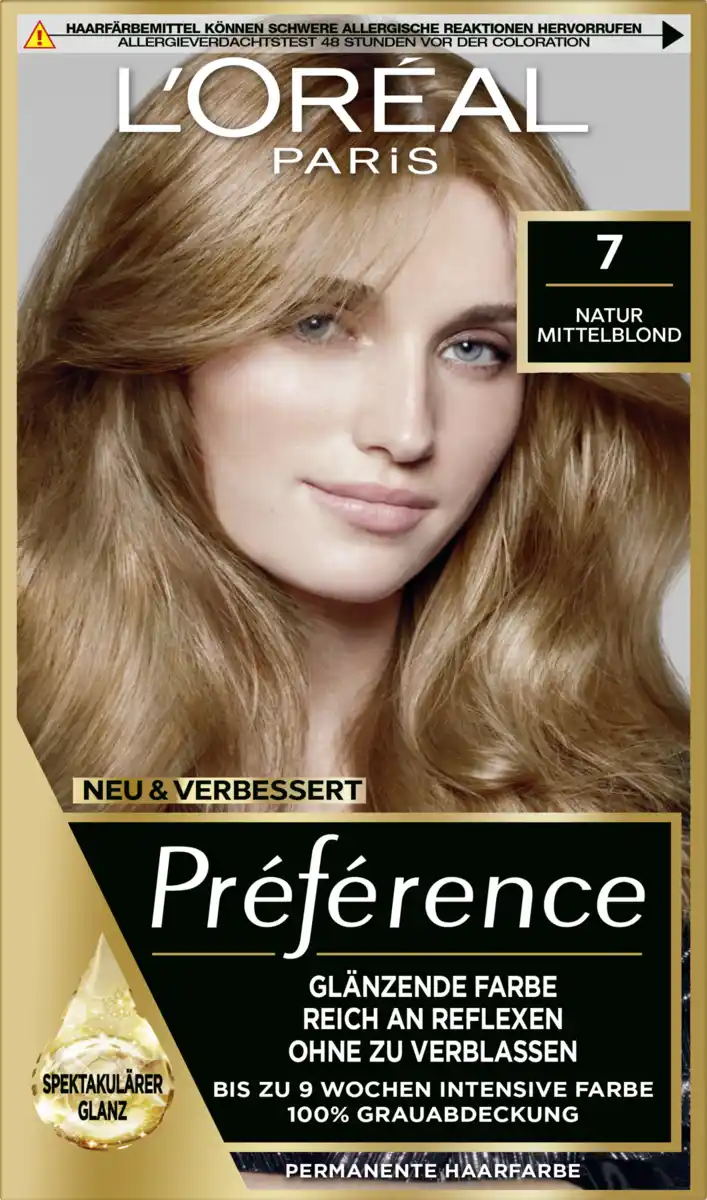 Bild 1 von L’Oréal Paris Préférence 7 Natur Mittelblond