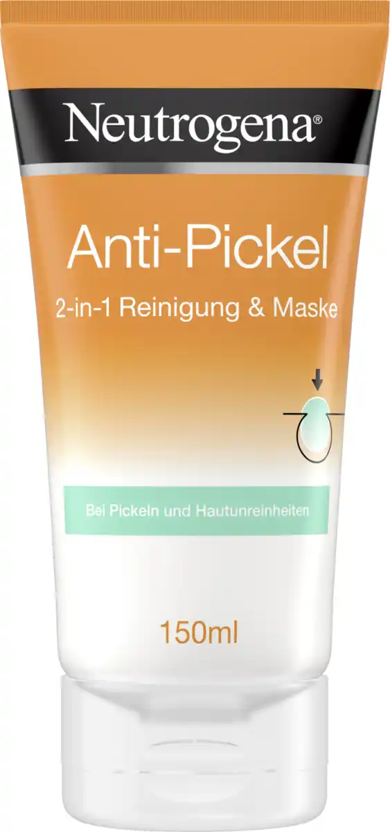 Bild 1 von Neutrogena Anti-Pickel 2-in-1 Reinigung & Maske, 150 ml