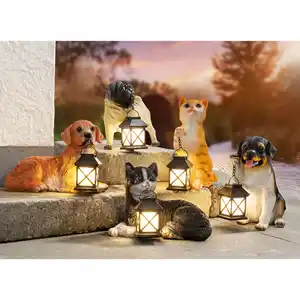 I-Glow LED-Solar-Hund oder -Katze