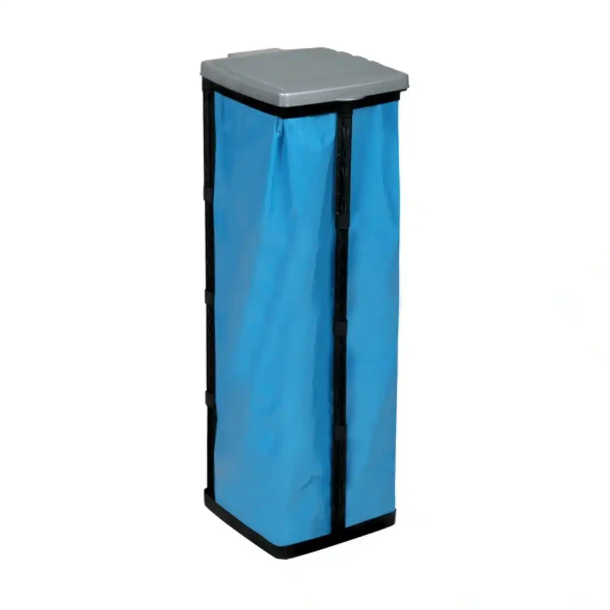 Bild 1 von GO/ON! Müllsackständer »Malte«, bis 120 L montierbar, Kunststoff, silber/anthrazit