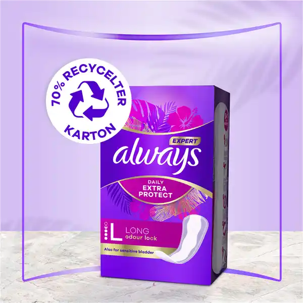 Bild 4 von Always Daily Expert Protect Slipeinlagen Long mit Duft Big Pack