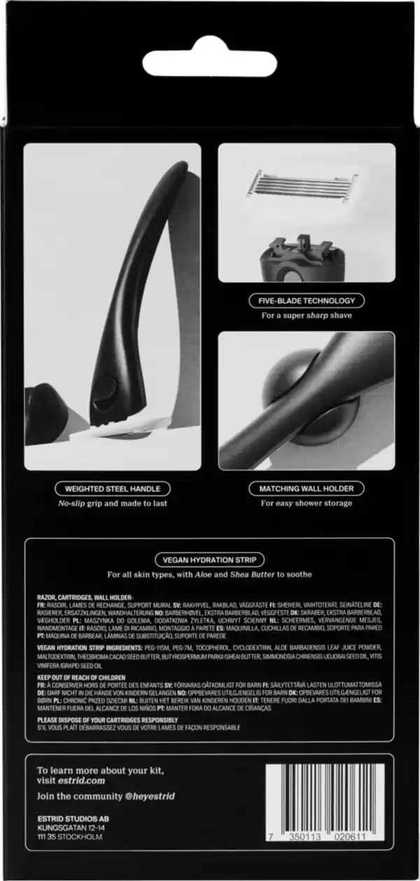 Bild 2 von Estrid Starter Kit Onyx Rasierer