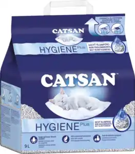 Catsan Hygiene Plus Katzenstreu, 9 L