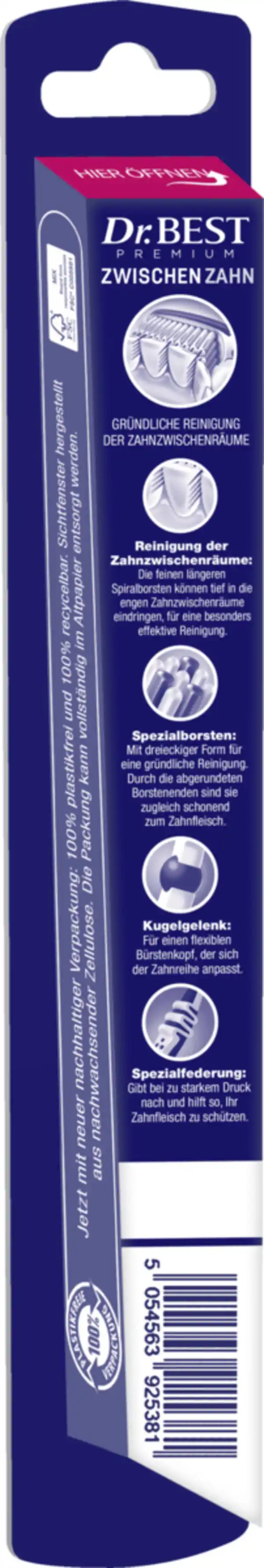 Bild 2 von Dr.BEST Zwischenzahn Zahnbürste weich