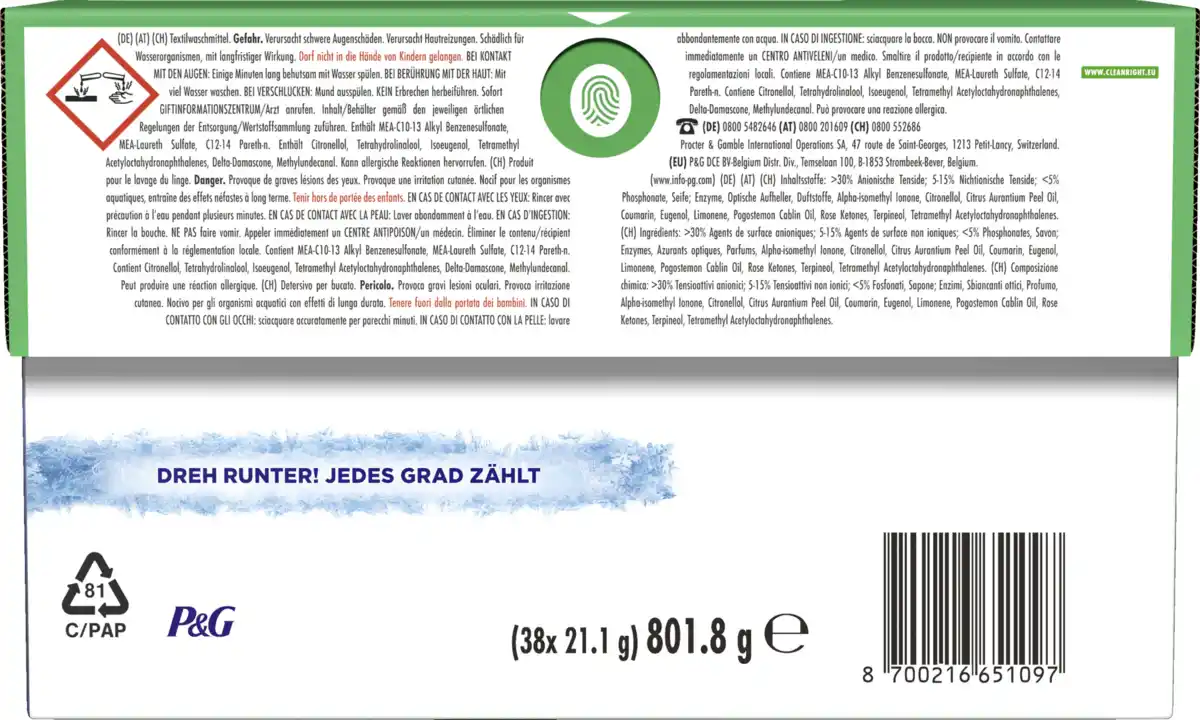 Bild 2 von Ariel Universalwaschmittel Pods 38 WL