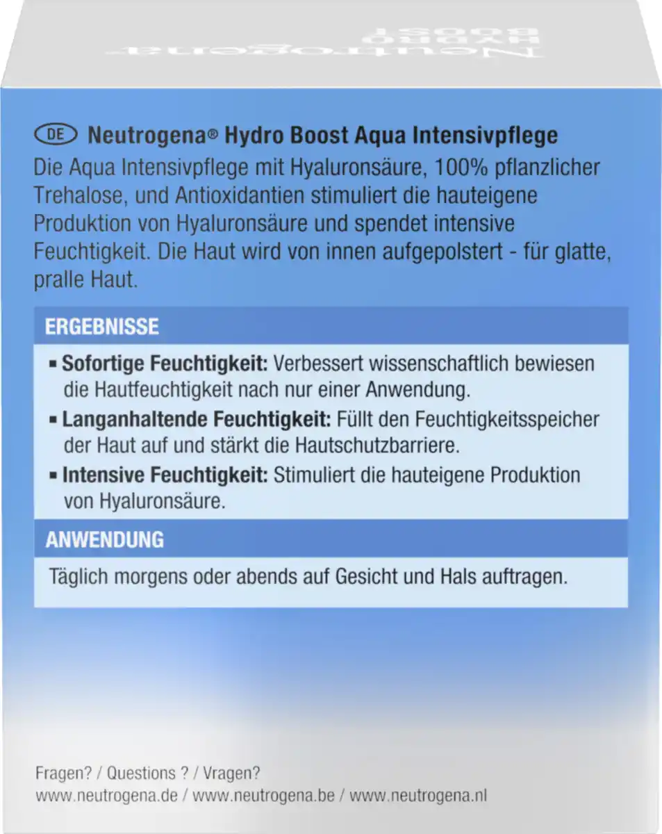 Bild 2 von Neutrogena Hydro Boost Aqua Intensivpflege, 50 ml